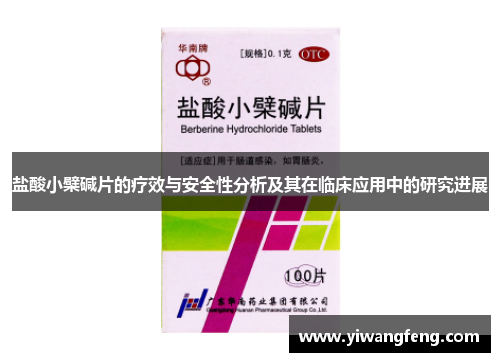 盐酸小檗碱片的疗效与安全性分析及其在临床应用中的研究进展